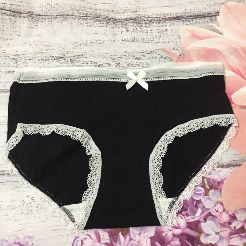(Freesize, chọn màu) Quần lót nữ cotton băng ren thoáng khí kháng khuẩn cao cấp siêu thoải mái | BigBuy360 - bigbuy360.vn
