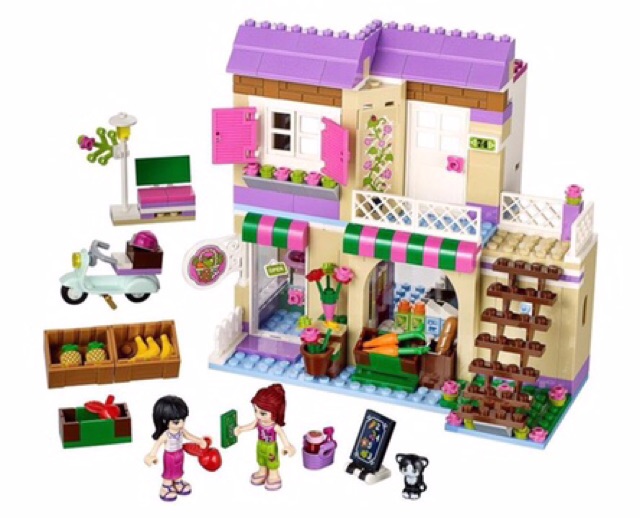 Lắp ráp friends 10495- Tiệm rau củ của maya