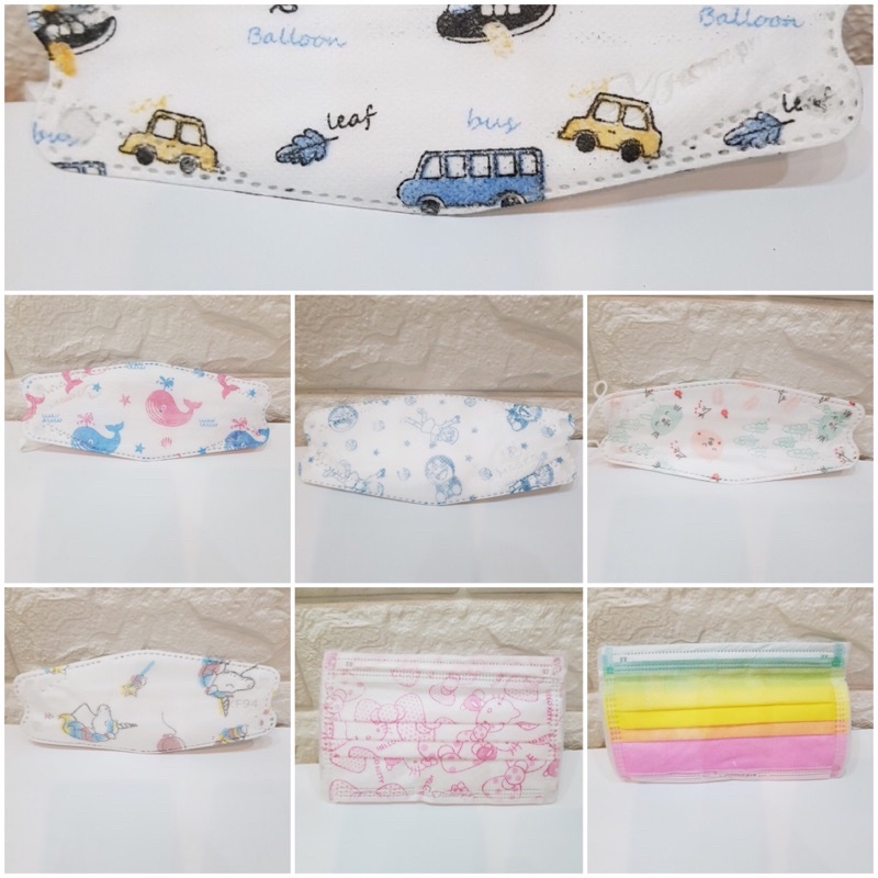 Hộp 10 khẩu trang 4D Kids Famapro dành cho trẻ em