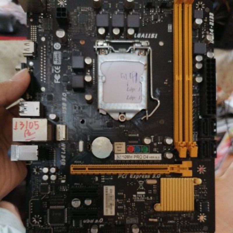 Main  h110 không lên hình. Quạt chạy. Đẹp như mới