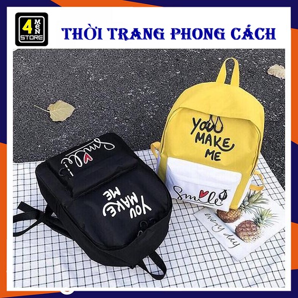 ⚡Cao Cấp ⚡ Balo You MaKe Me - Phong Cách Năng Động - (Có Ảnh Thật)