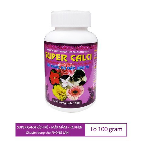 Bộ tứ Super Canxi - Super Magiê - Super Kali, Super 99 Kích Rễ, Xanh Lá Và Dưỡng Hoa Cho Phong Lan