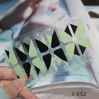 Miếng dán móng tay Silicon - Nail Wraps (14 miếng dán khô)