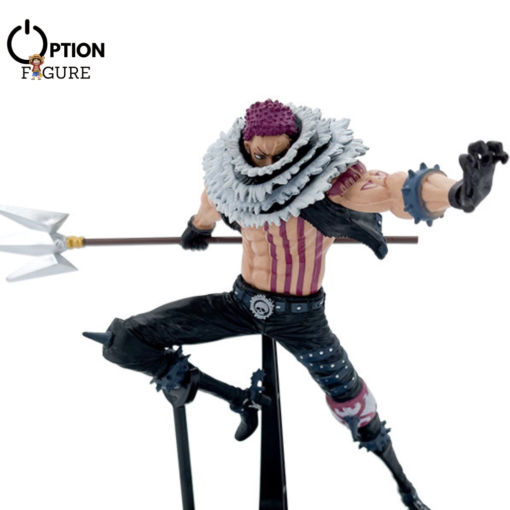 Mô Hình One Piece Katakuri chiến đấu trong anime 16cm, Figure Anime Vua Hải Tặc Katakuri Charlotte mô hình decor bản đẹp