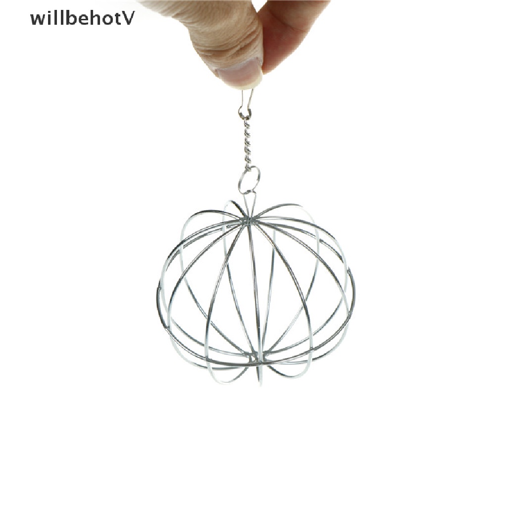 Hộp Đựng Thức Ăn Hình Cầu Bằng Thép Không Gỉ Tiện Dụng Cho Thỏ / Thú Cưng