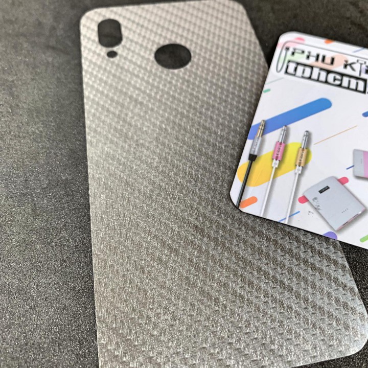 Dán mặt lưng Carbon Huawei Nova 3E