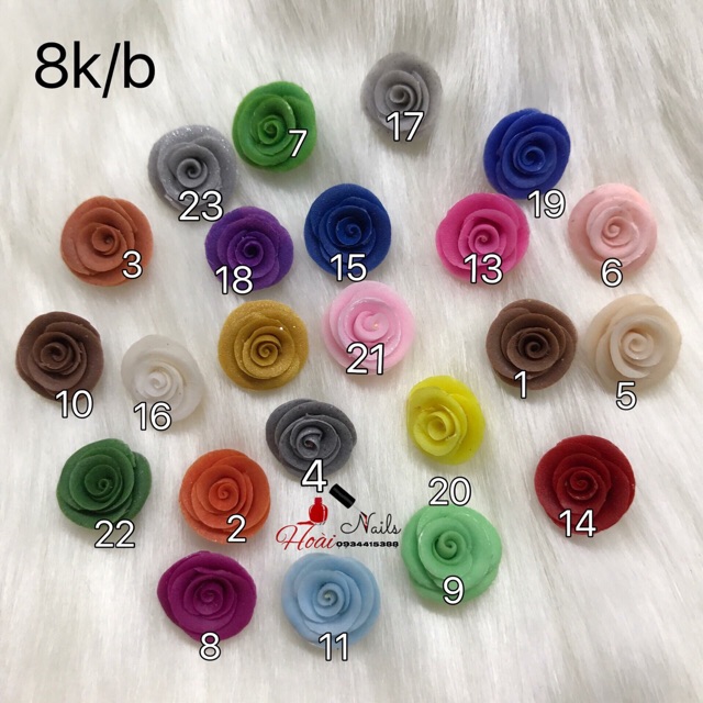 Hoa fantasy bé (set 10b ngẫu nhiên) - Phụ kiện Nail