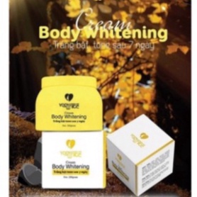 Kem body tái tạo bong da toàn thân Yody White Phương Anh 250gr