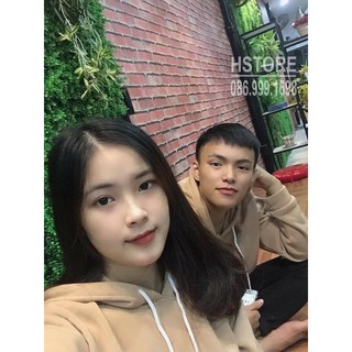 Áo nỉ đôi màu kem siêu xinh