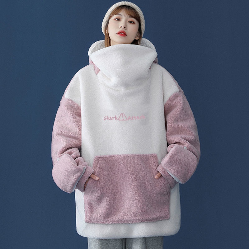 [Hàng Order] - Áo Hoodie Cá Mập Chất Lông Cừu Dày Dặn Nam Nữ