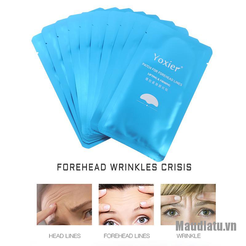 OneMetert☀10Pcs Forehead Line Removal Patch Anti Wrinkle Firming Mask Frown Anti-Aging