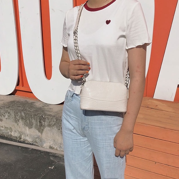 Túi xách nữ mini đeo chéo đeo vai da gạo sần ✨ Túi Xinh Mint Store PK 376