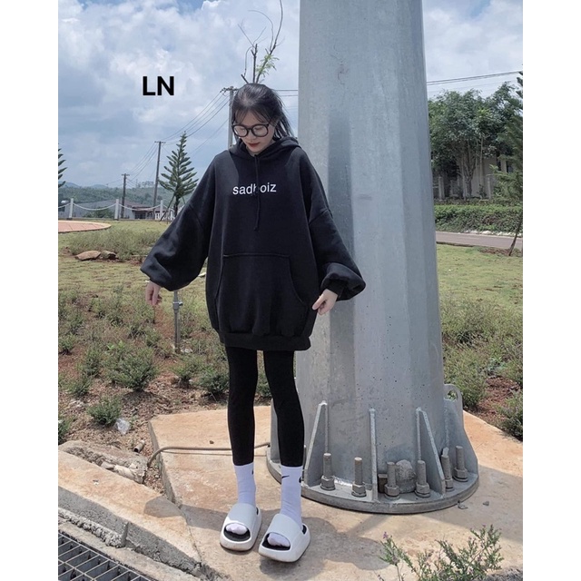 Áo hoodie Sadboi chữ ngực DA6