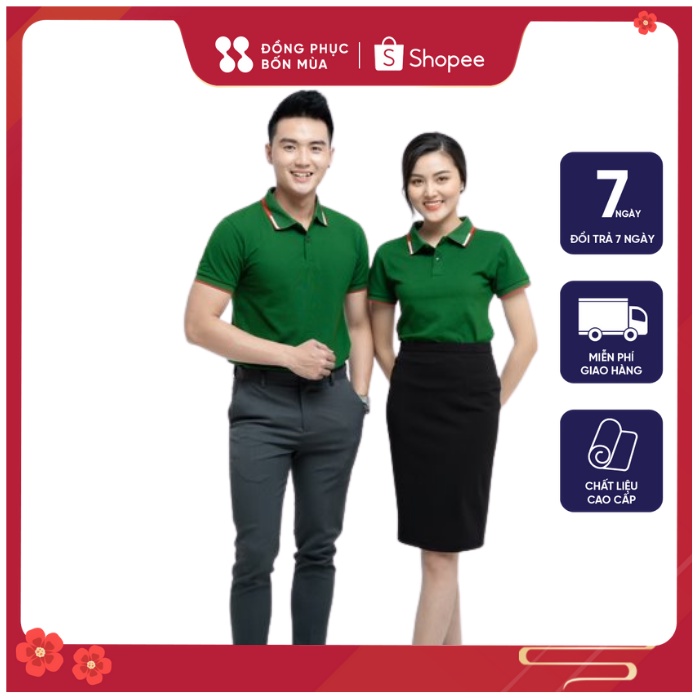 Áo Polo Nam / Nữ cổ bẻ thun basic cộc tay vải cá sấu cotton phong cách trẻ trung chuẩn form n đủ size sẵn hàng