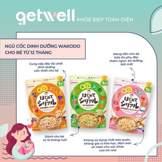 NGŨ CỐC DINH DƯỠNG ĂN SÁNG WAKODO CHO BÉ TỪ 12 THÁNG BỔ SUNG SẮT VÀ CANXI