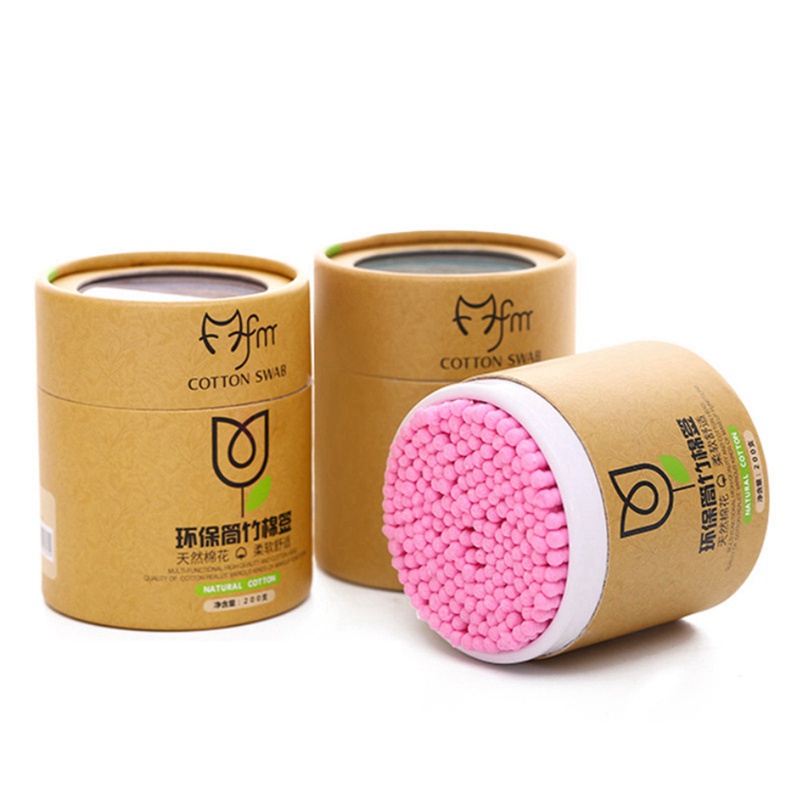 [Hàng mới về] Set 200 tăm bông tre tiện dụng chất lượng cao