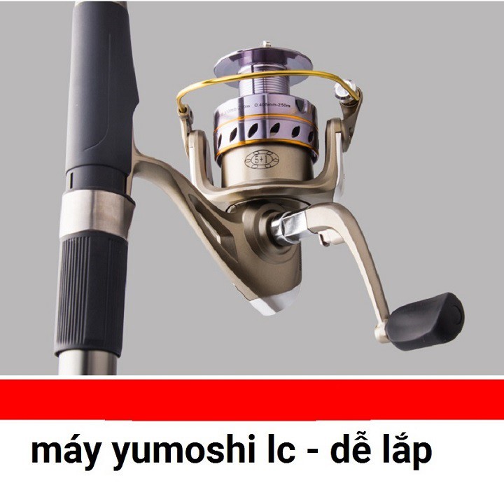 Máy Câu Cá Cao Cấp YUMOSHI Kim Loại [Made in Taiwan] - SANAMI FISHING,Cối kim loại