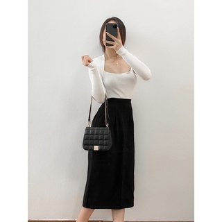 Chân váy dài hàn quốc/ chân váy basic dáng dài hàn quốc