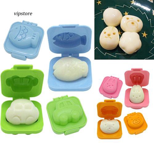 Set 2 Khuôn Làm Cơm Nắm Hình Hoạt Hình Đáng Yêu