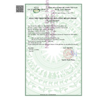 [Chính Hãng]  (hộp nhựa) 130 viên Canxi ostelin
