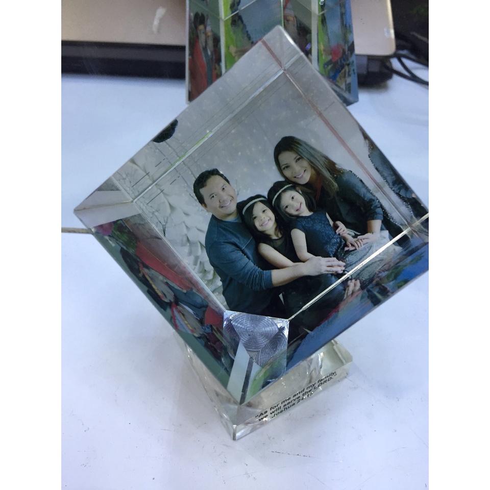 Pha lê lập phương in hình