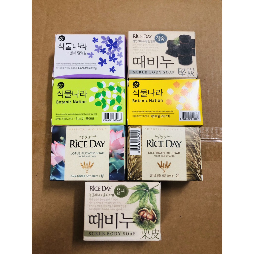 Xà bông hàn quốc các loại 100g