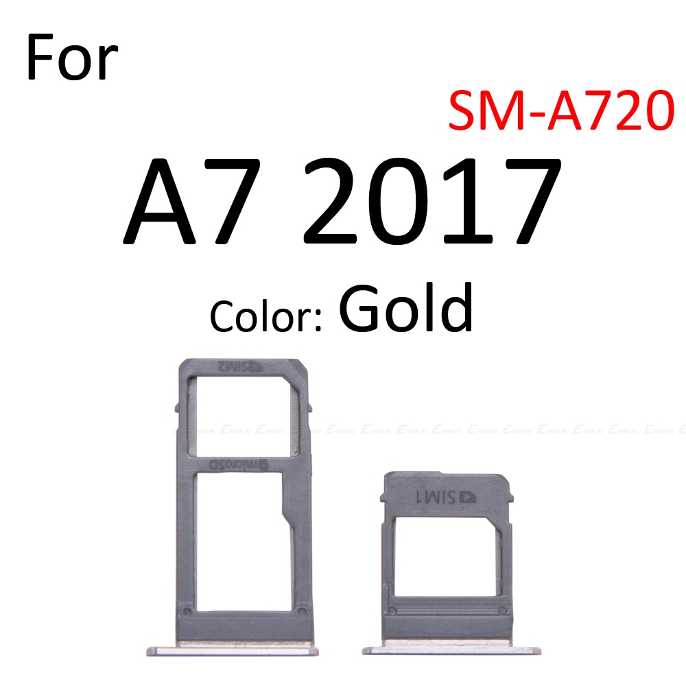 Khay Đọc Thẻ Nhớ Micro SD / Sim Cho Samsung Galaxy A7 A5 A3 2018 2017 A750 A720 A320