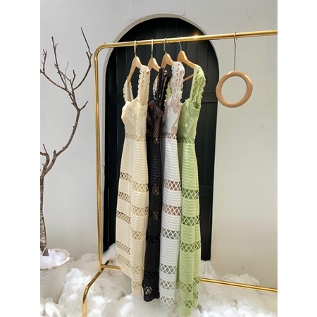 ĐẦM 2 DÂY REN DÀI - QA02362