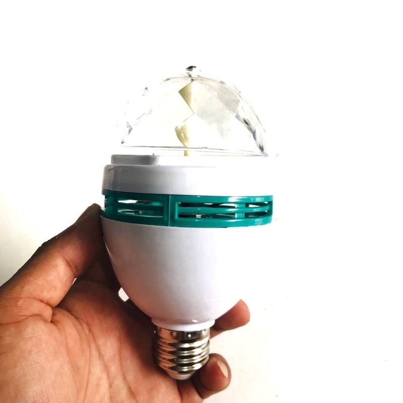 Đèn cầu xoay mini