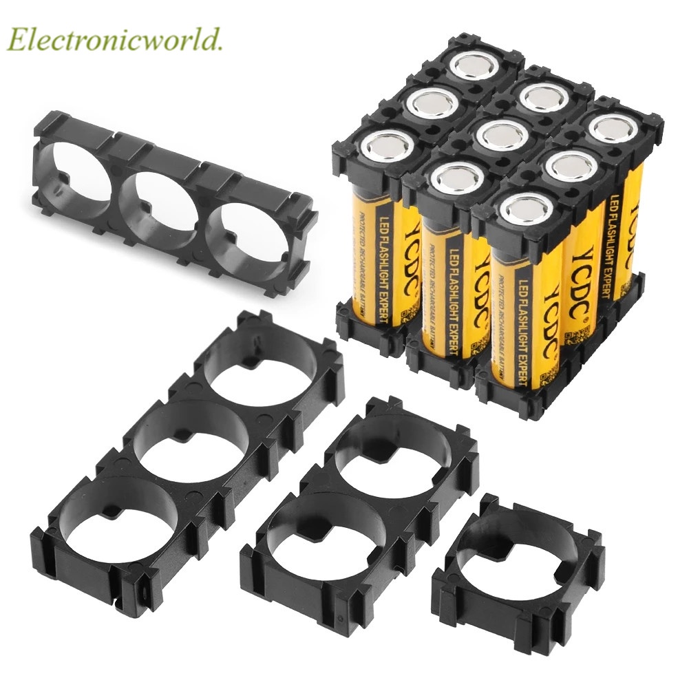 Giá đỡ pin 18650 hình trụ chống rung tiện dụng