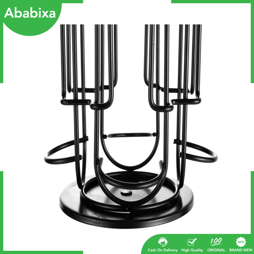Coffee Capsule Holder Stand, Compatible for 24 , Revolving Tower Rack, for Storage & Organisation | Modern Chrome Finish Revolving
