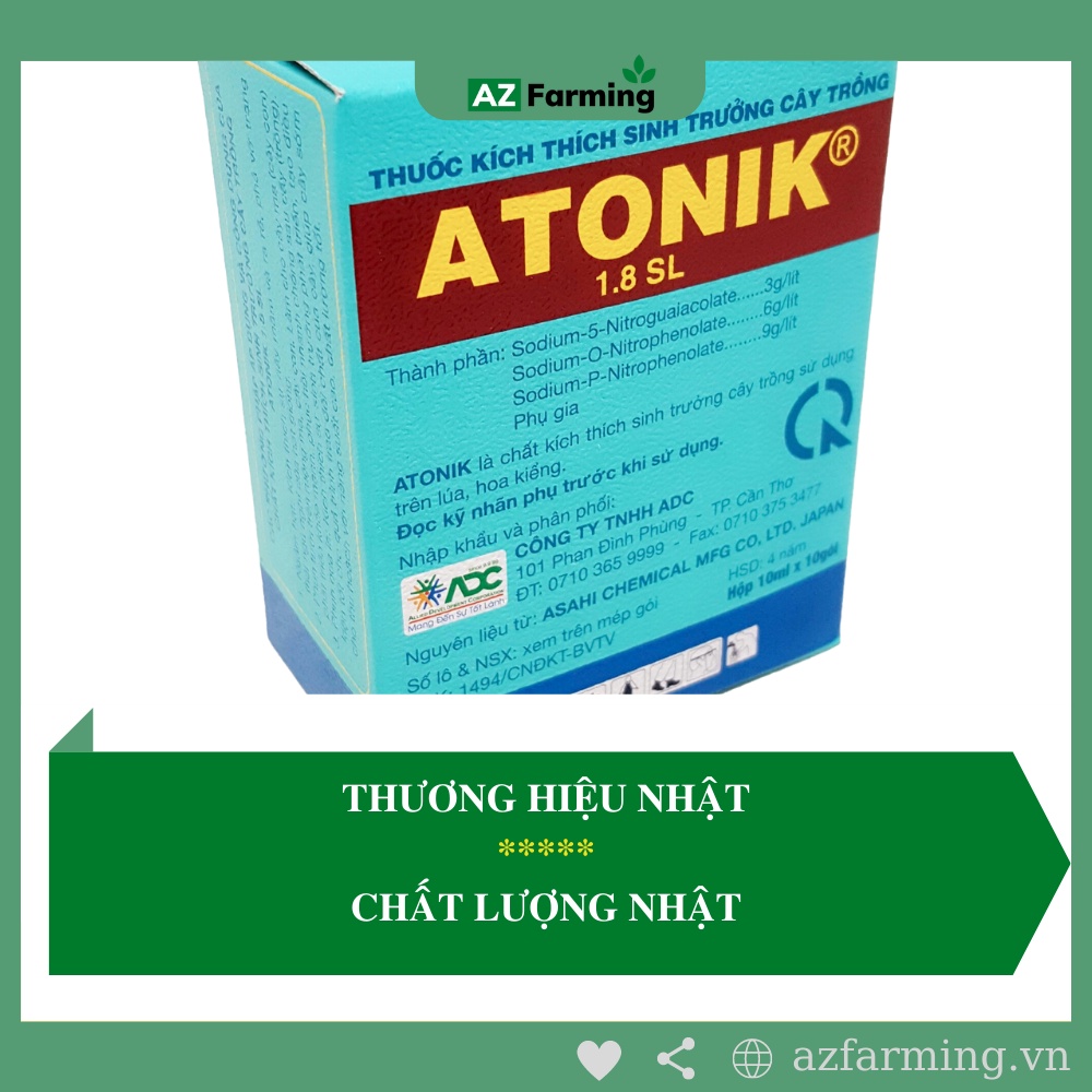 ATONIK 1.8 SL - Thuốc Kích Thích Sinh Trưởng Cây Trồng Nhật Bản - Gói 10ml - AZ Farming