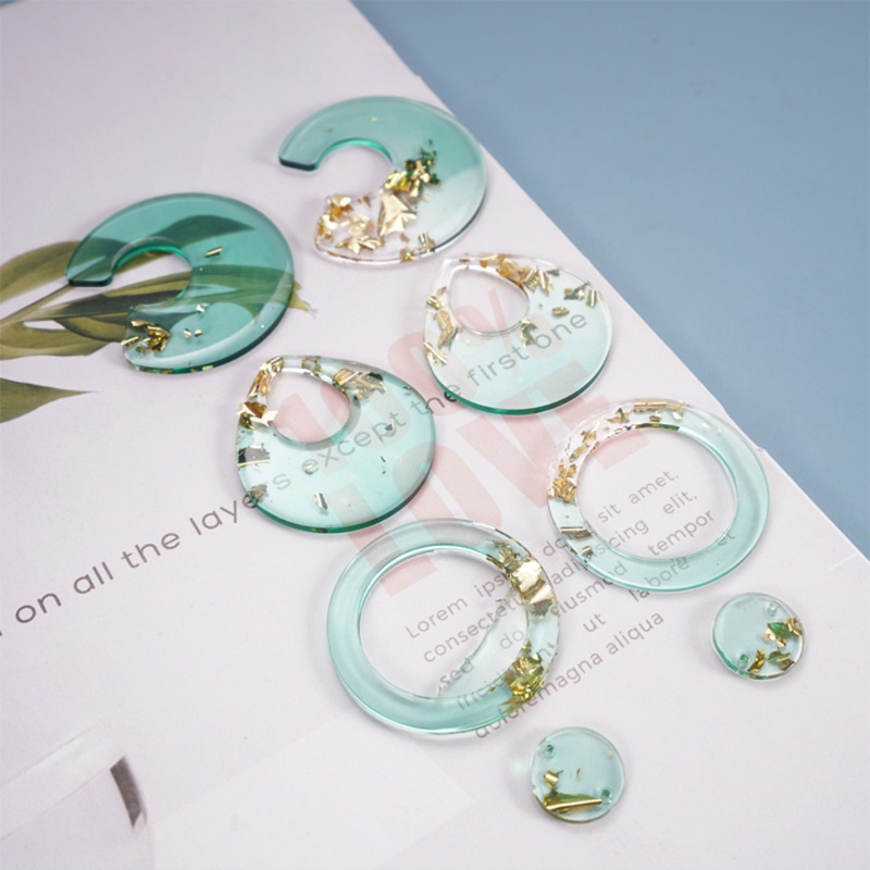 Sa Khuôn Silicon Làm Mặt Trang Sức Kiểu Hình Học