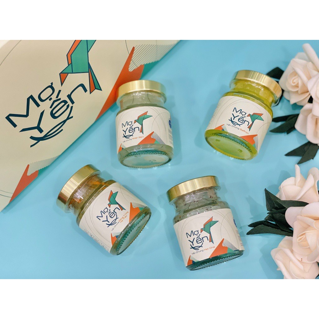 Combo 10 hủ Yến Thị - Chưng Hạt Chia - Hàm lượng 12gr Yến Tươi Chưng Sẵn Hũ 70ml