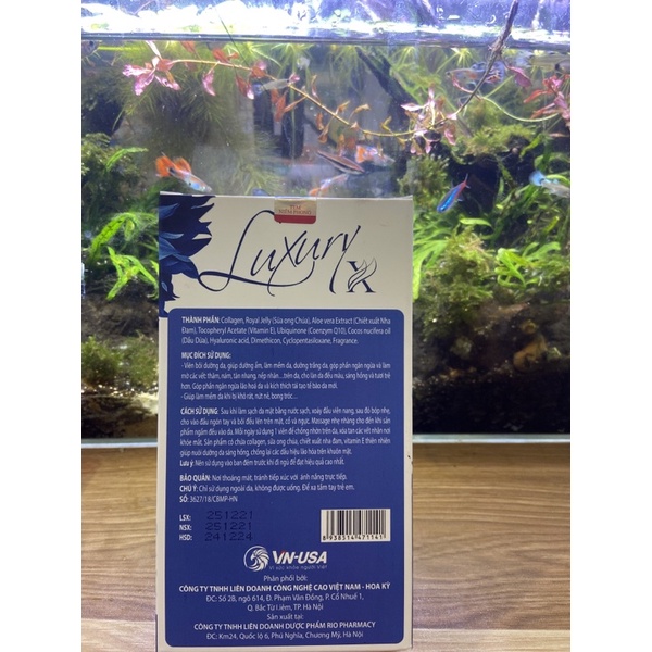 VIÊN DƯỠNG DA CAO CẤP -Luxury X  Quầy Thuốc Huế Quân