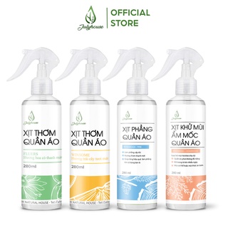 Xịt thơm quần áo JULYHOUSE khử mùi ẩm mốc, tiện lợi (Hương thơm/Dung tích tự chọn)