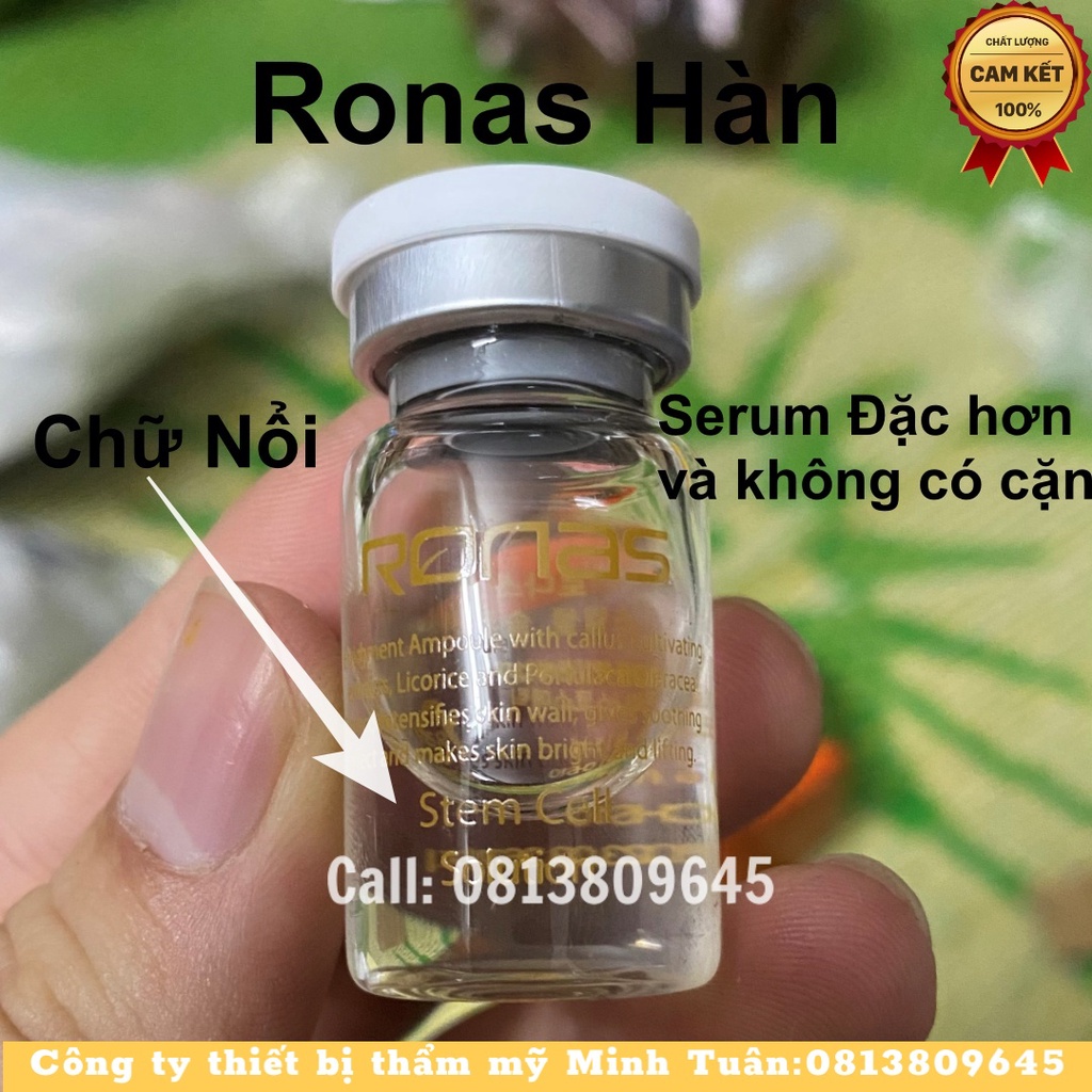 1 Hộp Bào Gốc Ronas Stem Cell Solution Hộp ngừa mụn sáng da