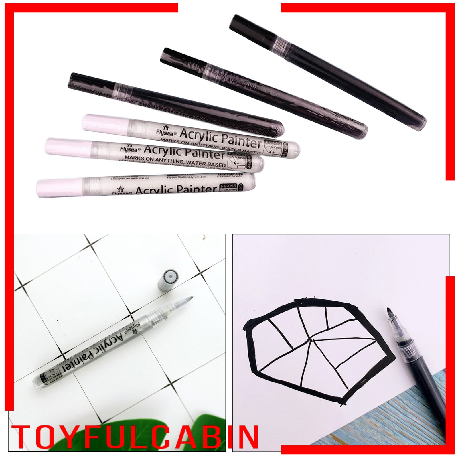 Bút marker acrylic vẽ mỹ thuật DIY