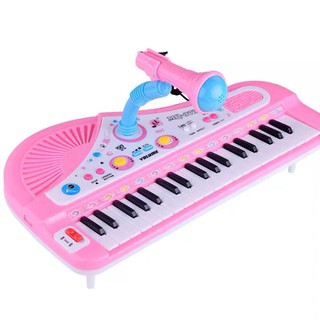Đàn piano 37 phím tặng kèm micro hát cho bé n16