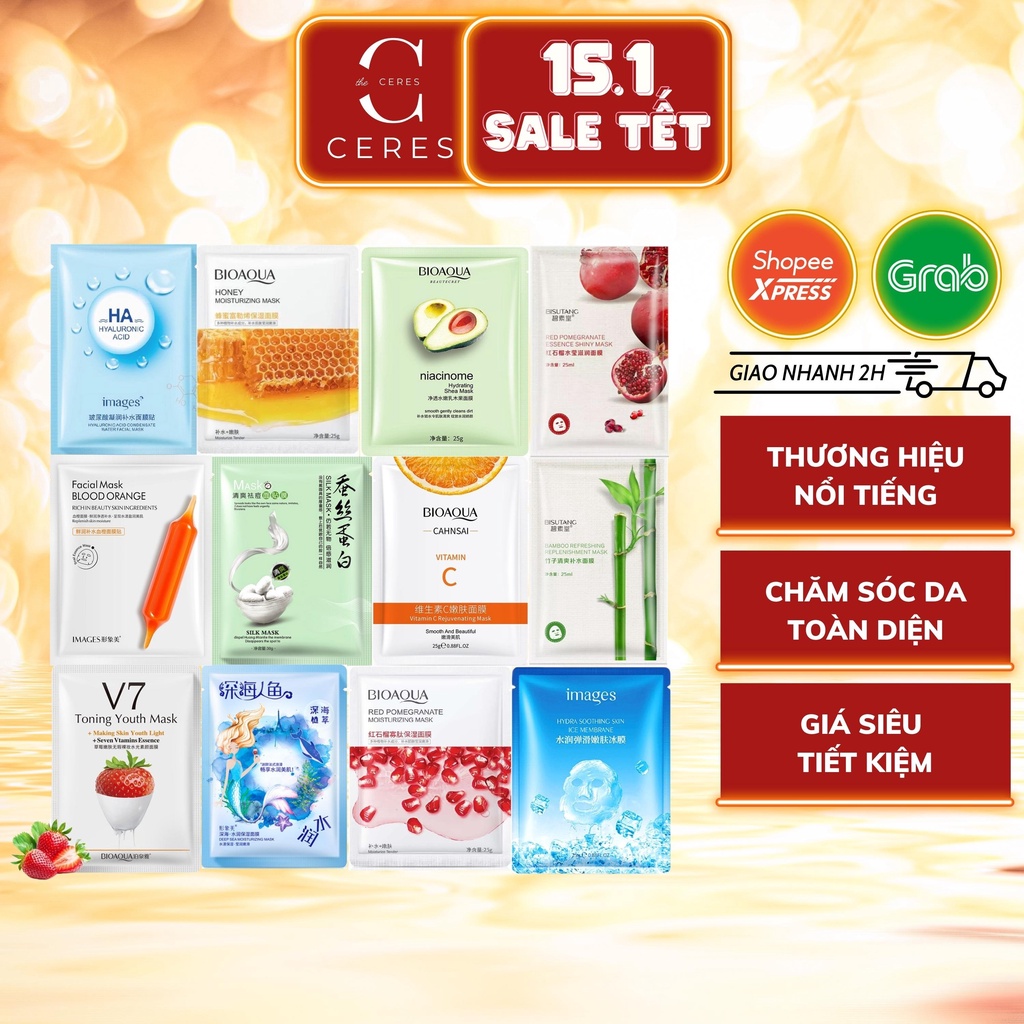 Mặt Nạ Giấy 3W Clinic Dưỡng Ẩm Trắng Da Giảm Mụn Fresh Mask Sheet Chăm Sóc Da Toàn Diện 23ml