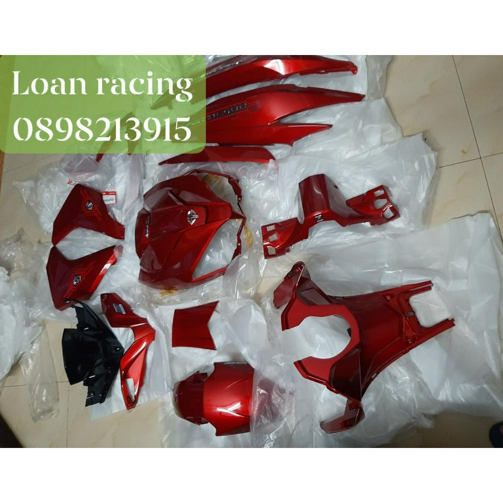 Dàn áo air blade 125 Fi đời 2016 full dàn màu 20 món màu đỏ bạc hàng zin chính hãng