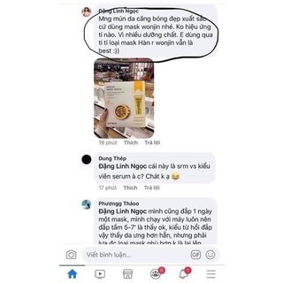 Sữa rửa mặt  Wonjin effect