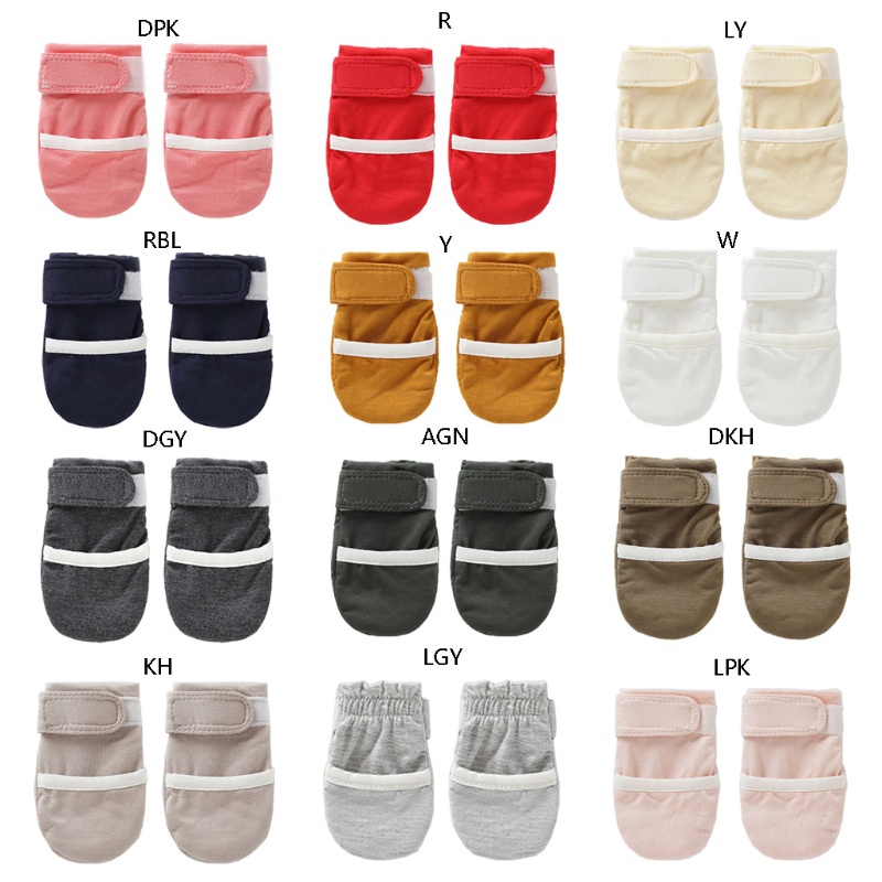 1 Đôi Găng Tay Mềm Chống Xước Bảo Vệ Mặt / Tay Cho Bé