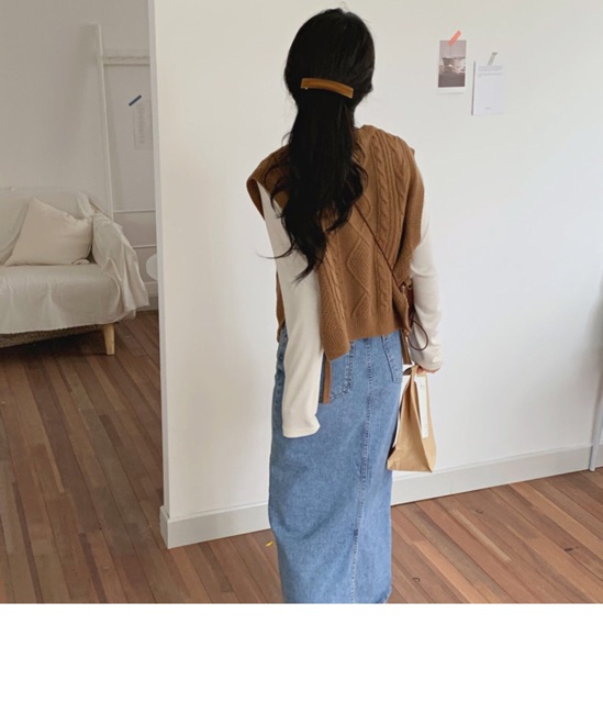 Áo len ngắn phong cách Hàn Quốc Ulzzang siêu xinh