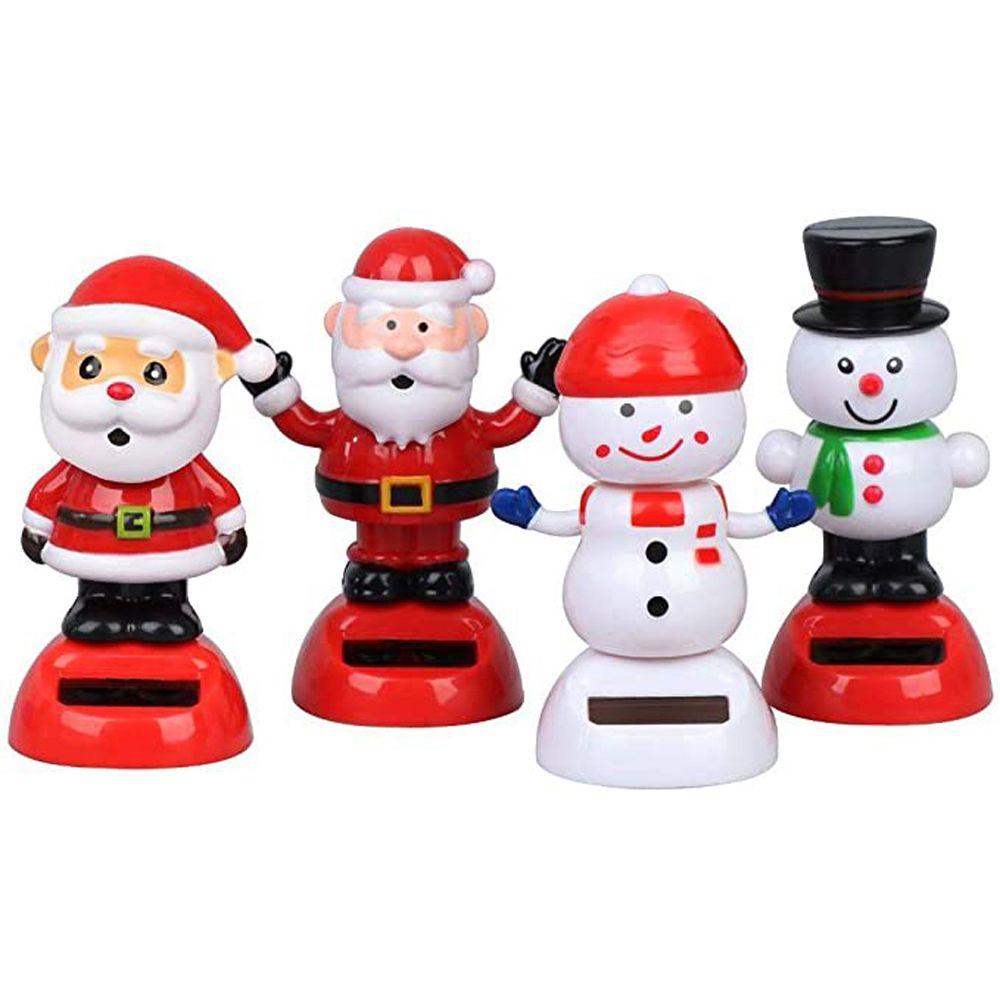 Búp Bê Lắc Đầu Hình Ông Già Noel Phát Ra Âm Thanh Lắc Lư Chạy Bằng Năng Lượng Mặt Trời ELMER1