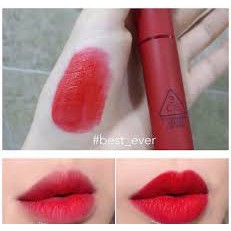 CAM KẾT CHUẨN AUTH-  Son 3CE Velvet Lip Tint #Best Ever Màu Đỏ Thuần