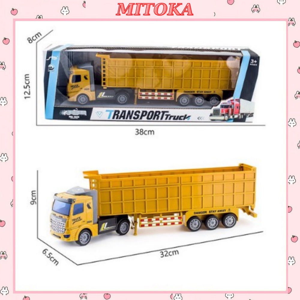 Đồ chơi mô hình xe ô tô container điều khiển từ xa cho bé Mitoka từ xa có pin sạc 161-3