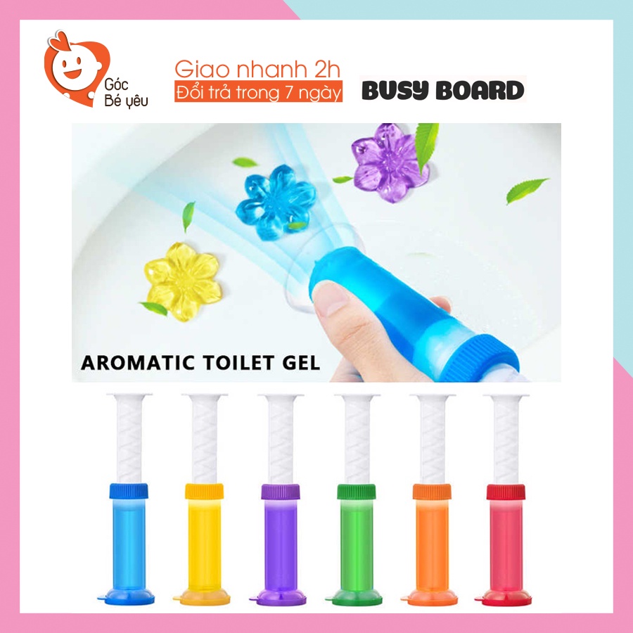 Gel Thơm Khử Mùi, Diệt Khuẩn Toilet Thông Minh Với 5 Loại Hương Thơm Dễ Chịu Cho Nhà Vệ Sinh 4012