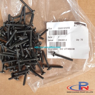 Ốc vít 4x30mm bắt máy mài, máy khoan makita 266361-0