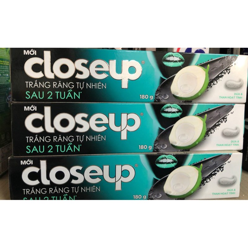 Kem Đánh Răng Closeup Trắng Răng Vị Dừa Thơm Mát 180g